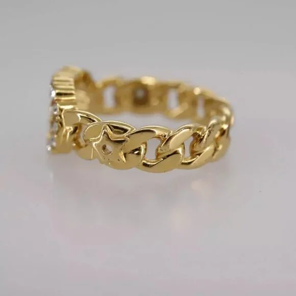 Christian Dior Ring metal Gold Auth